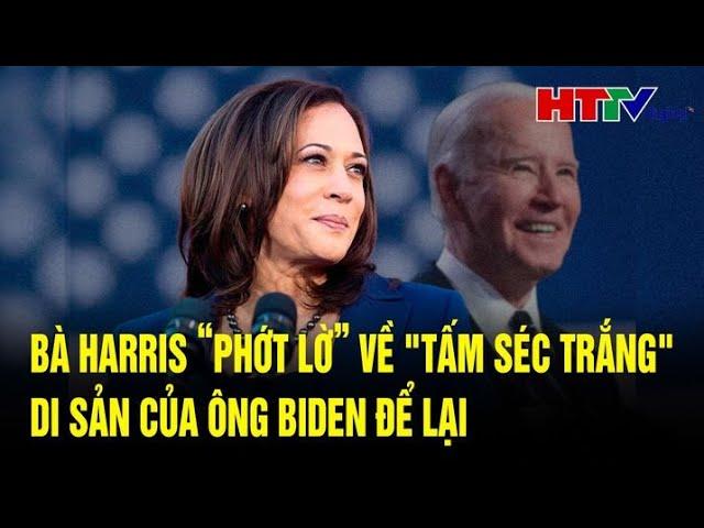 Điểm nóng quốc tế 11/10: Bà Harris “phớt lờ” về "tấm séc trắng" di sản của ông Biden để lại