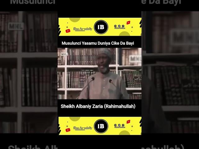 Sheikh Albaniy Zaria (RH) Musulunci #islam #arewa #viral #shorts