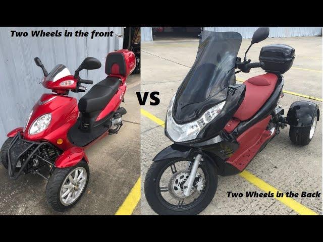 What 3 Wheel scooter is better? 2 Wheels in the Front or 2 Wheels in the Back? @ExtremeMotorSales