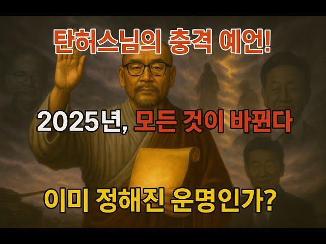 2025년 대통령, 탄허스님의 마지막 예언