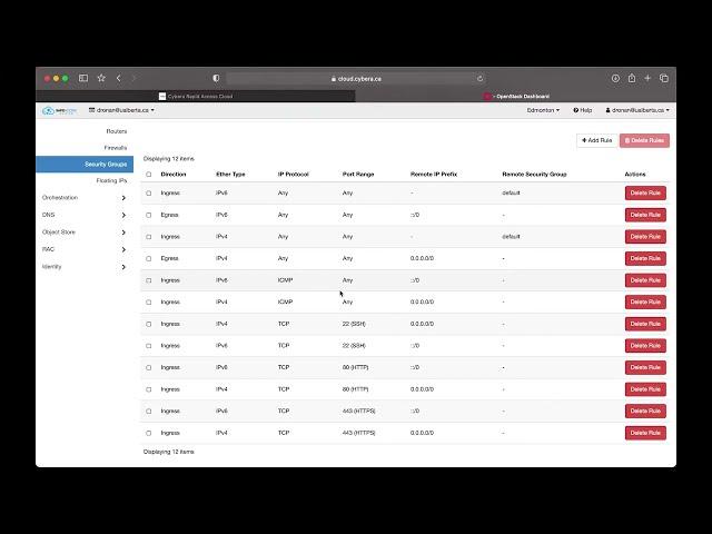 Cybera Rapid Access Cloud Tutorial