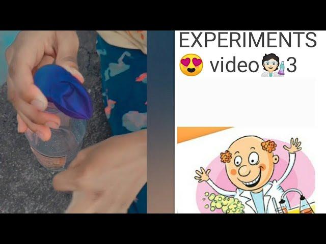 ‍Experiment video try in your home 
