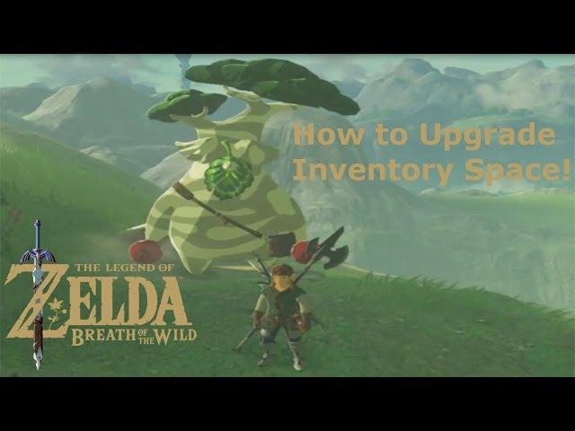 HESTU LOCATION! How to Upgrade Inventory - Zelda Breath of the Wild