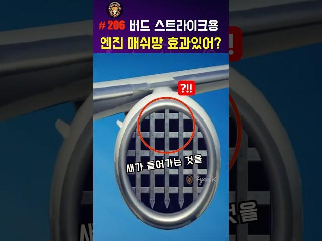 버드 스트라이크 막으려고 엔진에 매쉬망 설치?!