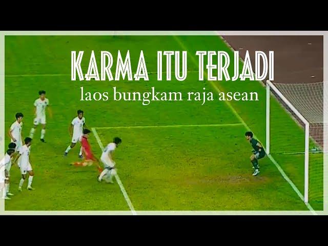 FULL KARMA MATCH :  LAOS   THAILAND. RAKSASA ASEAN DI PECUNDANGI TIM KUDA HITAM