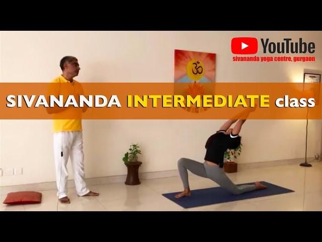 A Complete 90 min Sivananda Yoga Class - Intermediate Level