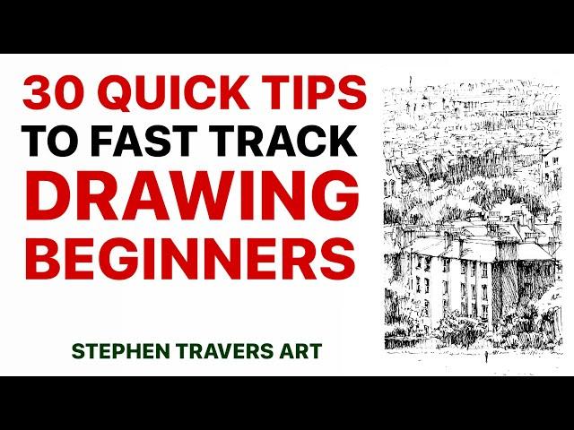 30 Tips Drawing Beginners Need to Know!