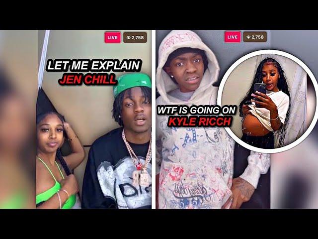 Jen Carter Reacts To Kyle Ricch Getting Kenzo B Pregnant ( Dthang