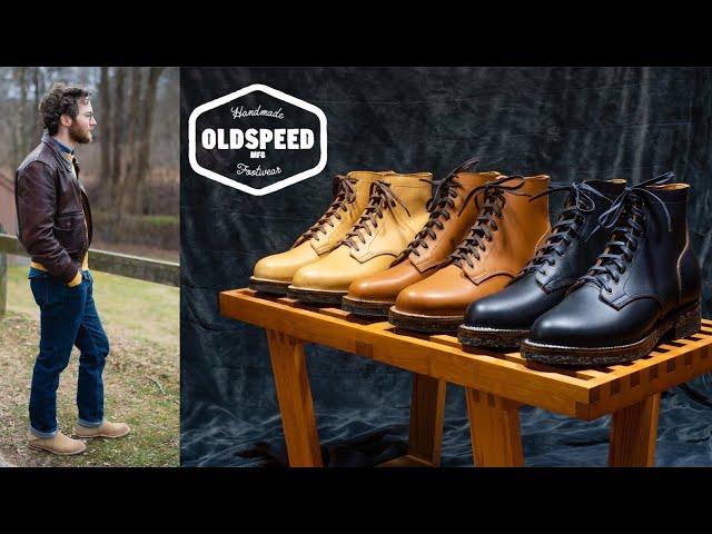 SHOP TOUR with David Corey of OLD SPEED MFG Bootmakers!!!!