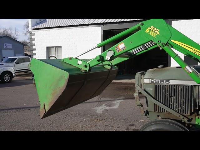 BigIron Auctions John Deere 522 Loader W 84  Bucket