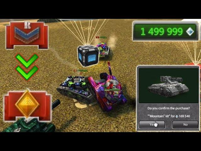 Tanki Online - New Road To Legend #1 "Xenon.TO" Buying "Mountain" Kit | Beating New World Record!