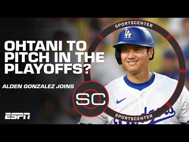 Could Shohei Ohtani pitch for the Dodgers in the playoffs? | SportsCenter