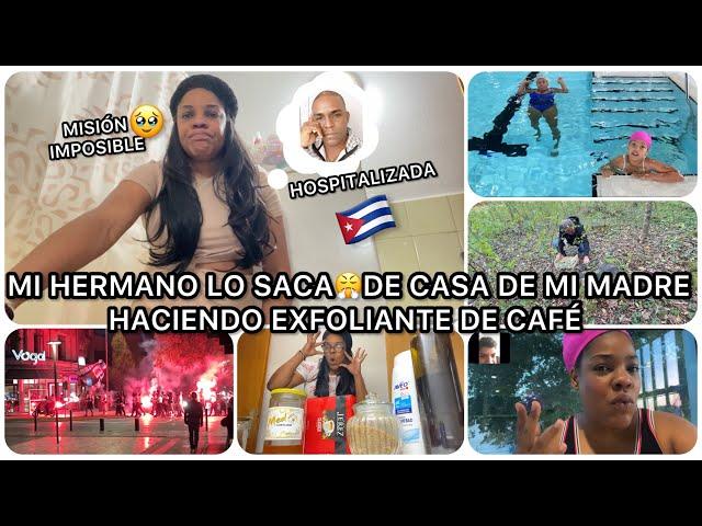 MI AMIGAEMOCIONADA AL VER LA‍️ PISCINA//HACIENDOEXFOLIANTE ACLARANTE DE CAFÉ ️ /MAS‍🟫HONGOS