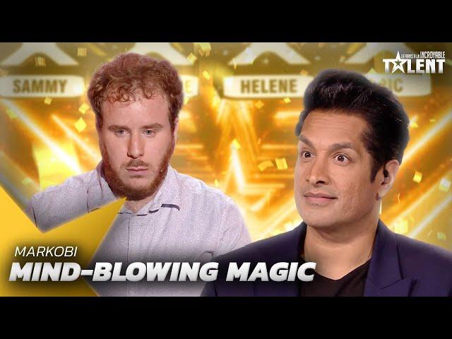 🪄 Markobi brings magic on stage, he blows the judges mind making him win the GOLDEN BUZZER !!