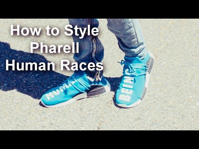 How to Style Adidas Human Races || How to wear Adidas NMD's || How to Style Pharell Human Races