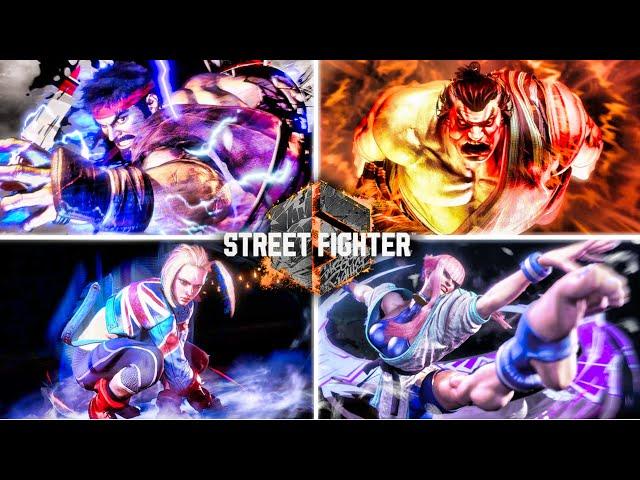 Street Fighter VI : All Super Arts + Special Moves Supers Critical Arts