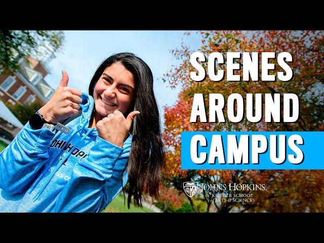 Scenes around Johns Hopkins University Campus