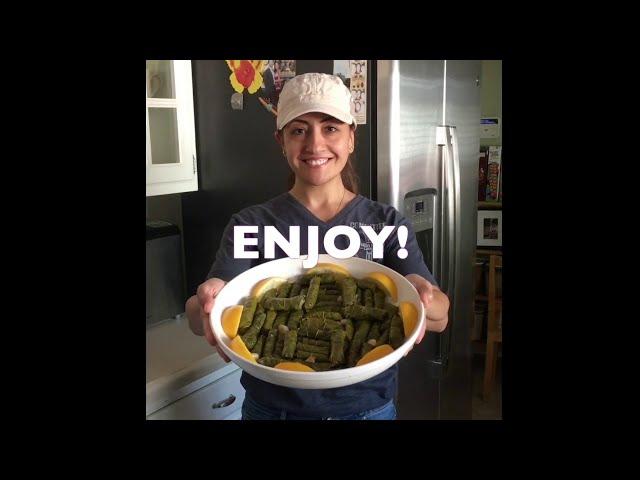 Cooking with Amanda - Sarma (Stuffed Grape Leaves)