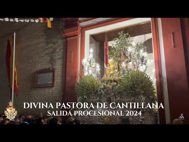 [4K] Divina Pastora de Cantillana Procesión 2024 - Glorias (Sevilla)