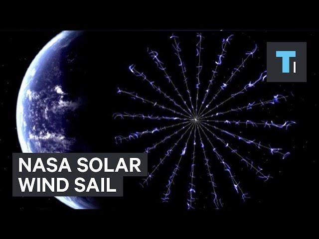 NASA solar wind sail