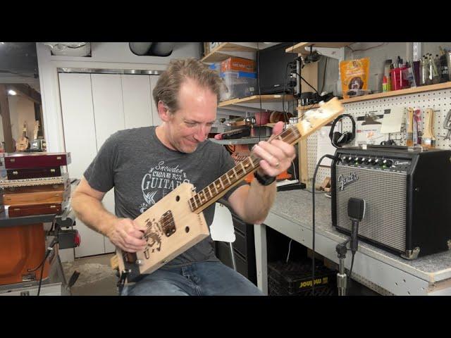 3 String Thursday with Mike Snowden and the Grade a 3 String Cigar Box Guitar 2517