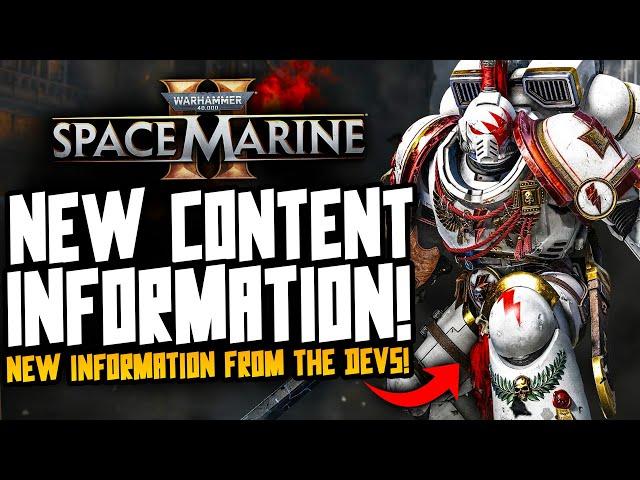 Space Marine 2 - SIEGE MODE NEW INFO! White Scars & Blood Angels skins!