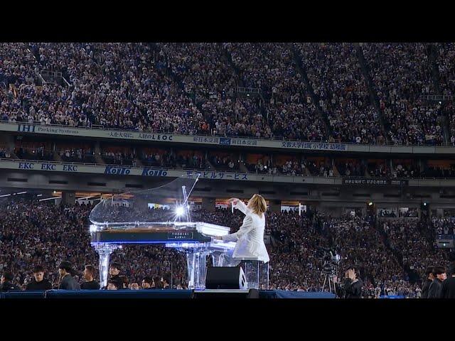 YOSHIKI performs National Anthems of United States and JAPAN (君が代) at MLB Opening 2025!