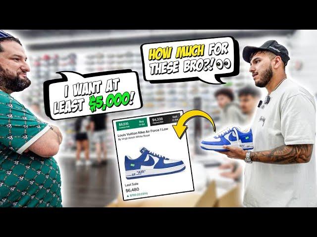 He Wanted $5,000 For These Sneakers!? | Cashing Out Sneakers at Store