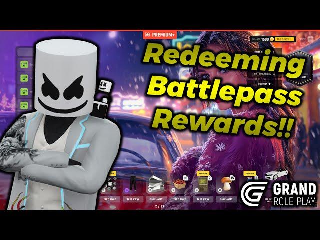 Claiming Battlepass Rewards in Grand RP!! (Part 1)