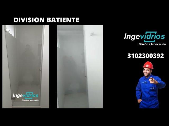 DIVISIONES DE BAÑO EN VIDRIO TEMPLADO EN BOGOTA-INGEVIDRIOS