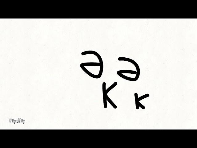 Russerbian alphabet lore (moving letters)