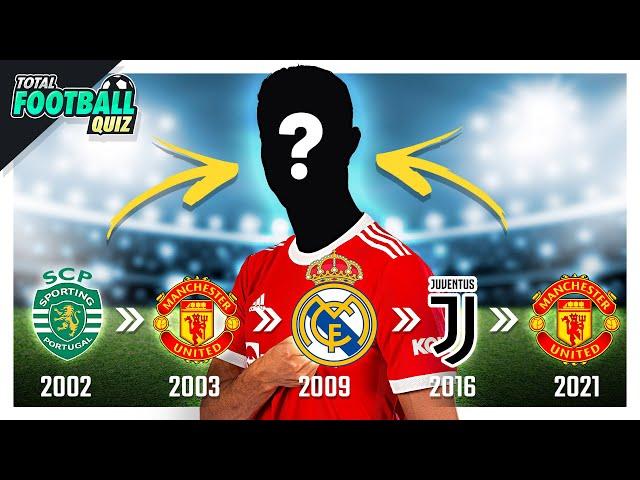 GUESS THE FOOTBALLER FROM THEIR TRANSFERS - UPDATED 2021/2022 | QUIZ FOOTBALL 2021