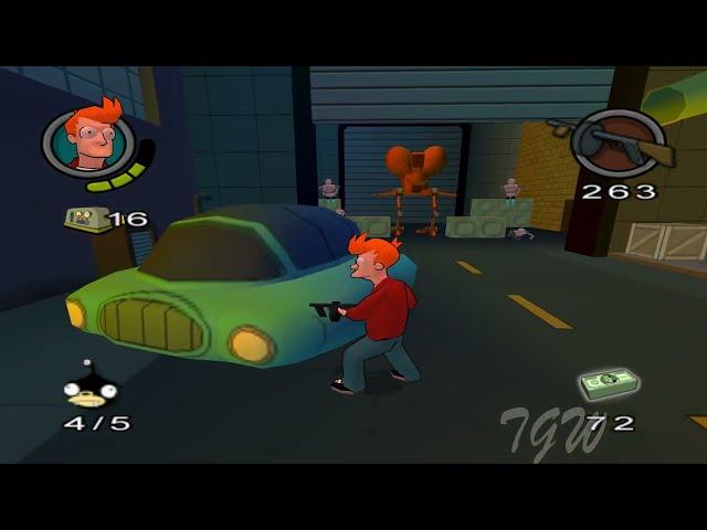 Futurama (PS2) walkthrough - Uptown