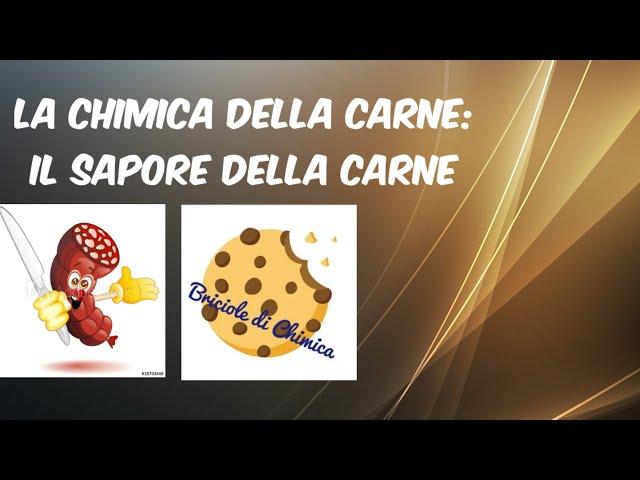 La Chimica della Carne   I Sapori della Carne