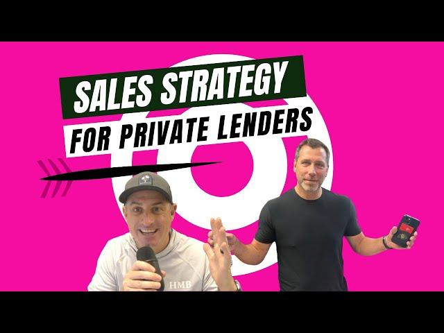 The Sales Strategy For Private Lenders #realestate #privatelending #privatelenders #podcast