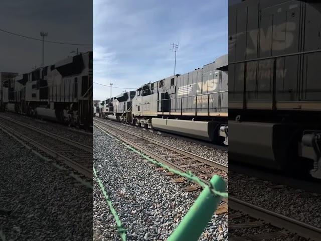 EB NS Intermodal in Elkhart 2/18/23 | #shorts