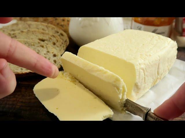 Make your own butter! Cheaper, better, faster and with only 1 ingredient!