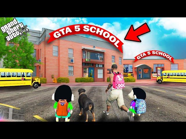 GTA 5 : Franklin First Experience In New School in GTA 5 ! (GTA 5 mods)