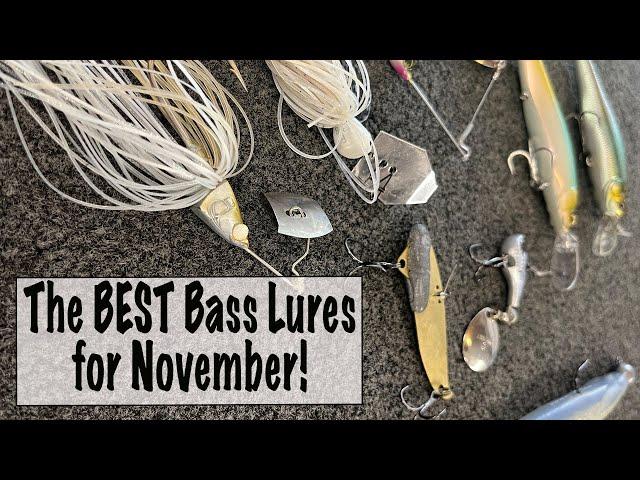 The BEST Bass Lures for November!