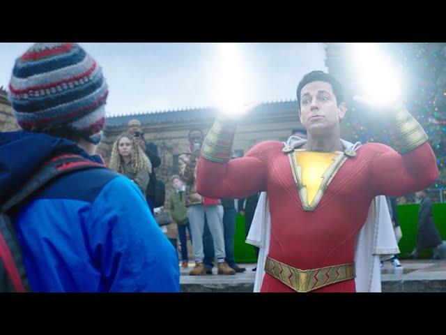 Shazam! (Billy) (DCEU) Powers and Fight Scenes - Shazam! Part 1