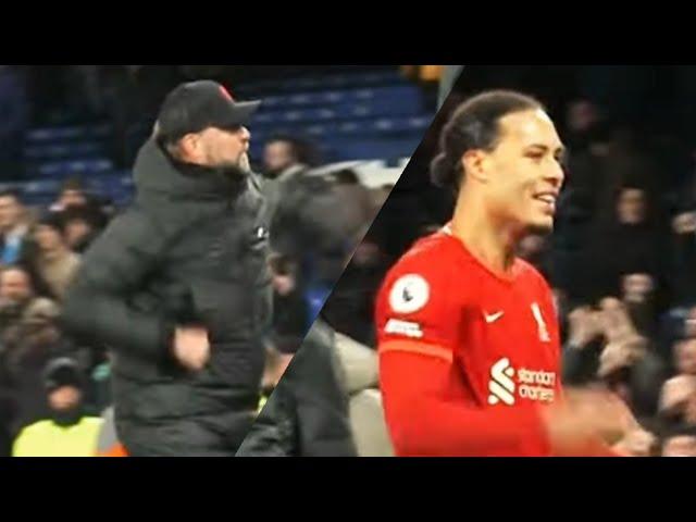 Van Dijk enjoys it when Klopp does his fist pumps