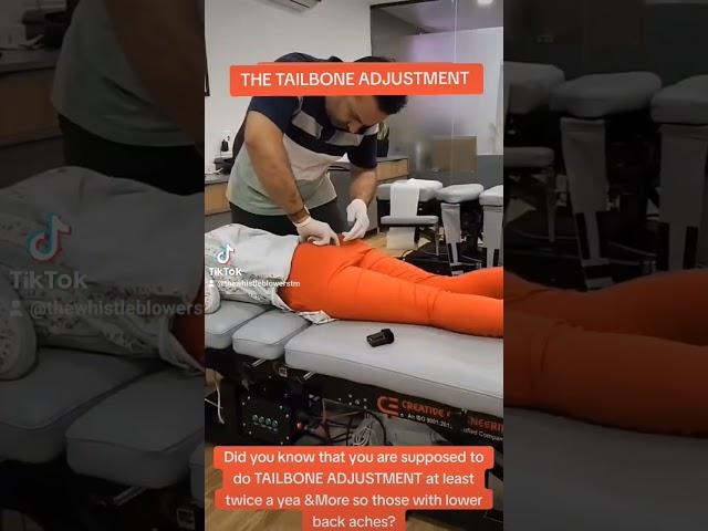 Human Tailbone Adjustment