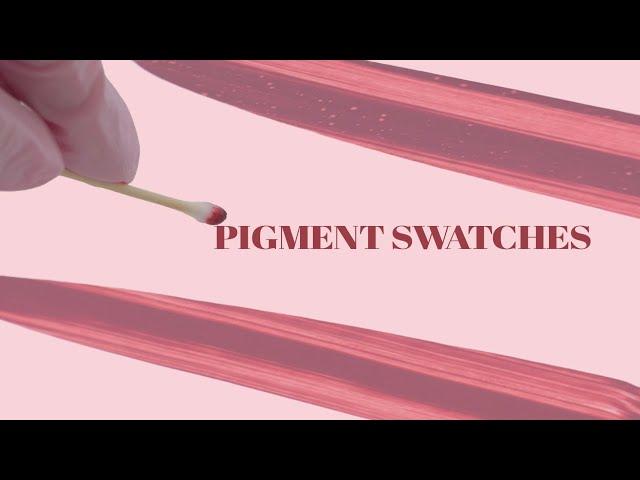 How To Do Pigment Swatches