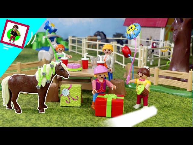 Playmobil Film "Geburtstag auf dem Reiterhof" Familie Jansen / Kinderfilm / Kinderserie