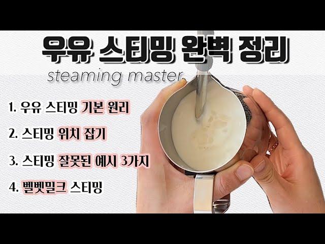 ENG SUB]From the basic principles of milk streaming to velvet milk styling. This video is legendary!