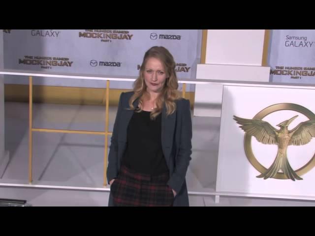 Paula Malcomson arriving to The Hunger Games Mockingjay Premiere