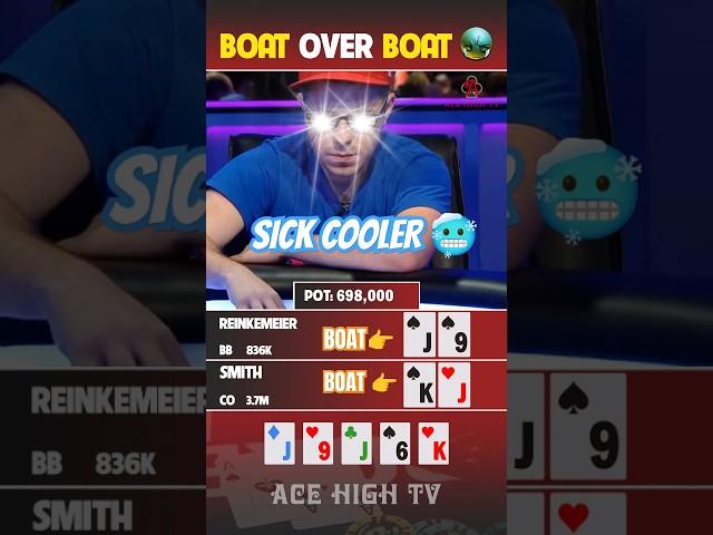 FULL HOUSE VS FULL HOUSE  #poker #pokerhighlights