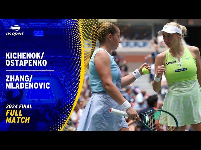 Kichenok/Ostapenko vs. Zhang/Mladenovic Full Match | 2024 US Open Final