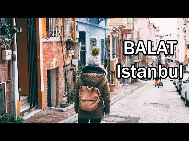 BALAT neighbourhood ISTANBUL / past historical centre of Jewish community / SLOW LIVING SILENT VLOG