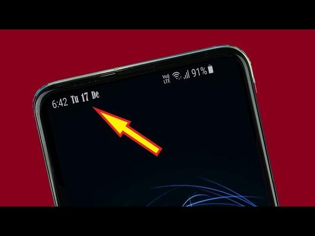 How to Show Date on Status Bar of Any Android Phones